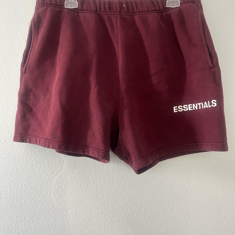 Fear of God Essentials Burgundy Garment